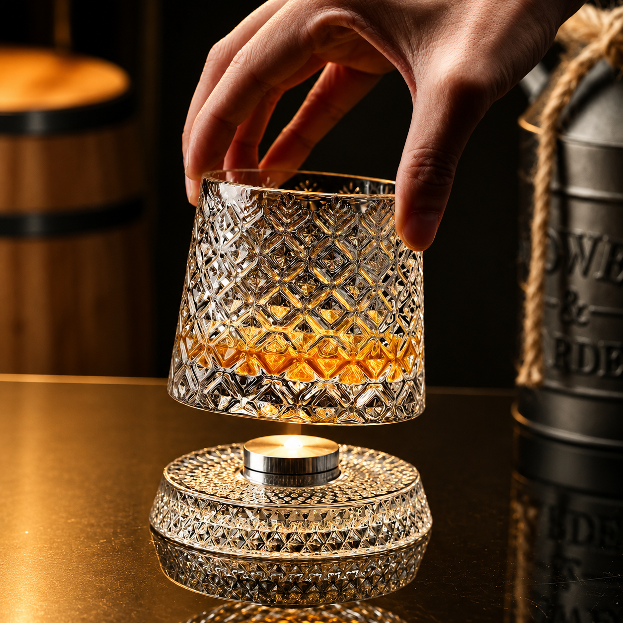 Vynoso™ Rotating Whiskey Glass