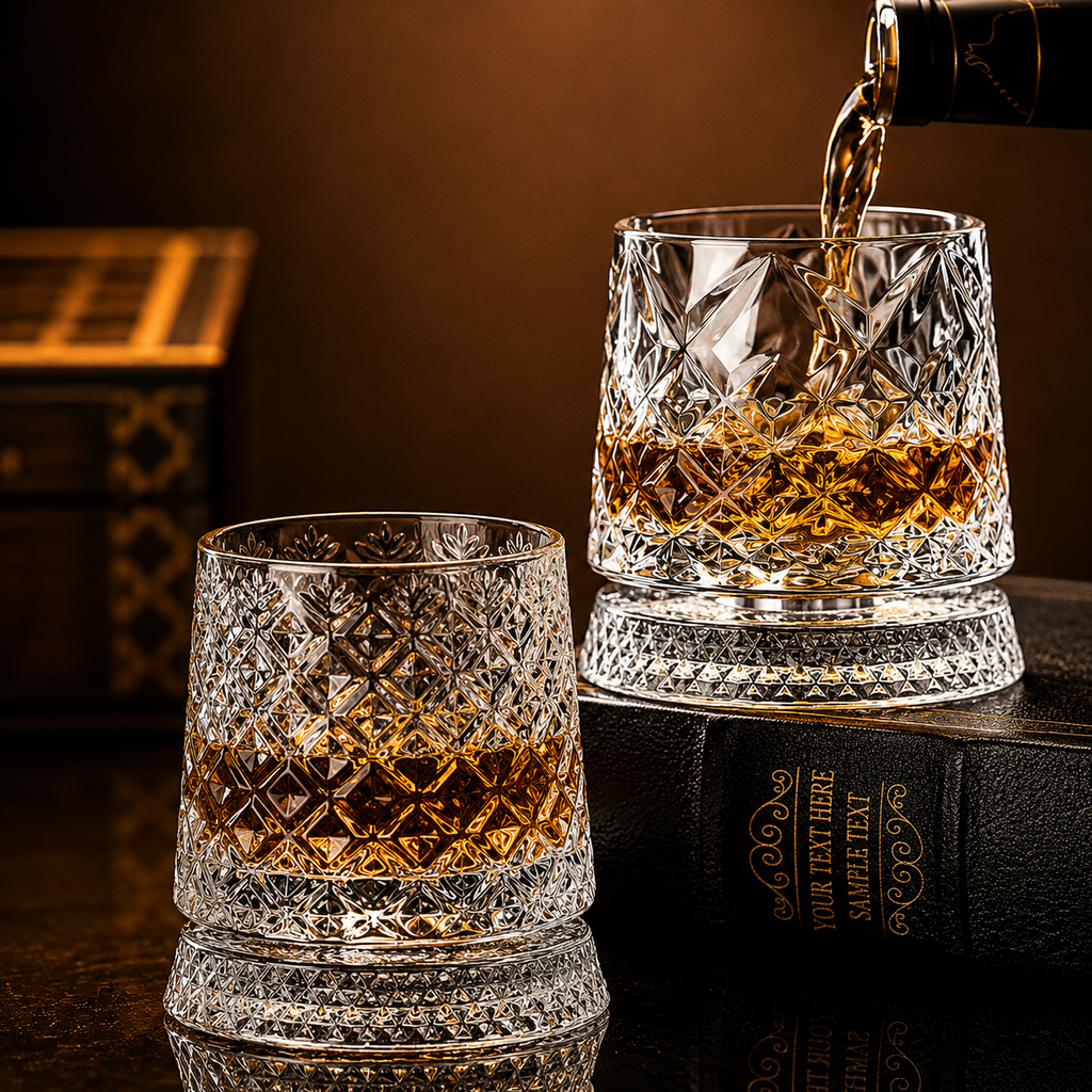 Vynoso™ Rotating Whiskey Glass